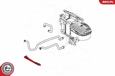 Radiatora cauruļvads ESEN SKV 24SKV286 4