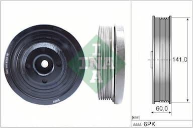 Piedziņas skriemelis, Kloķvārpsta Schaeffler INA 544 0143 10 1