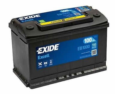 Startera akumulatoru baterija EXIDE EB1000 1