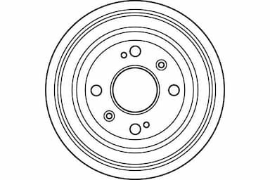 Bremžu trumulis TRW DB4118 2