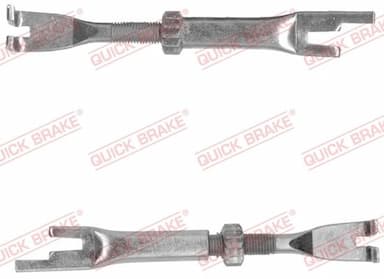 Regulatora komplekts, Trumuļu bremzes QUICK BRAKE 102 53 022R 1