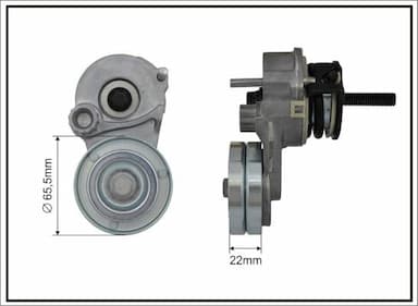 Spriegotājsvira, Ķīļrievu siksna CAFFARO 130400SP 1