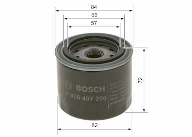 Eļļas filtrs BOSCH F 026 407 200 5