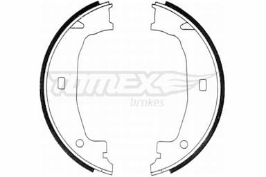 Bremžu loku komplekts TOMEX Brakes TX 21-24 1