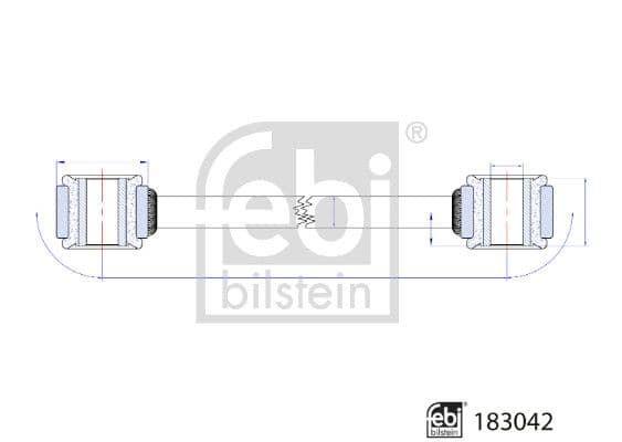 Stiepnis/Atsaite, Stabilizators FEBI BILSTEIN 183042 1