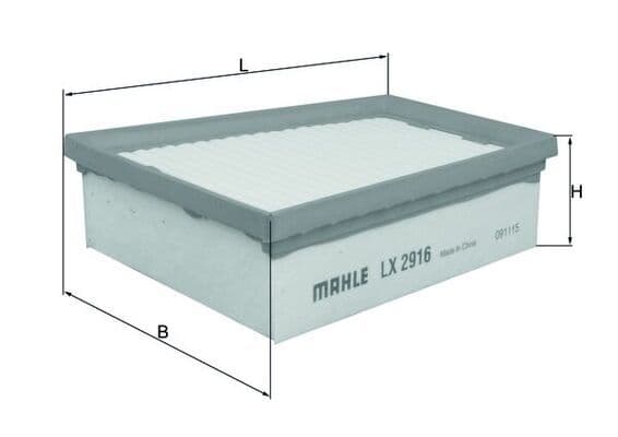 Gaisa filtrs KNECHT LX 2916 1