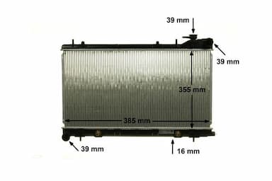 Radiators, Motora dzesēšanas sistēma MAHLE CR 1874 000S 10