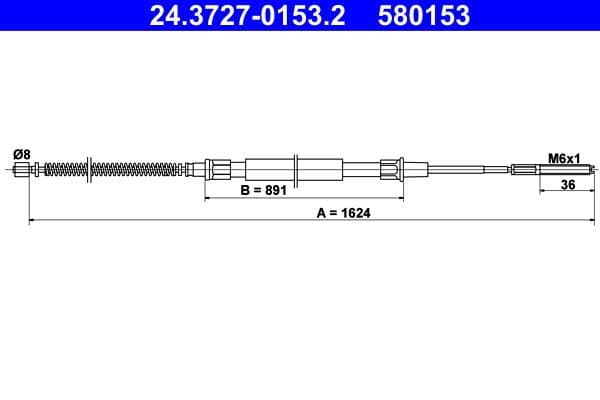 Trose, Stāvbremžu sistēma ATE 24.3727-0153.2 1