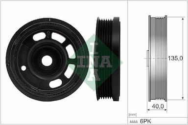 Piedziņas skriemelis, Kloķvārpsta Schaeffler INA 544 0172 10 1