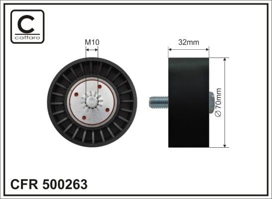 Parazīt-/Vadrullītis, Ķīļrievu siksna CAFFARO 500263 1