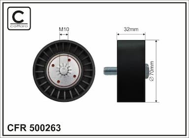 Parazīt-/Vadrullītis, Ķīļrievu siksna CAFFARO 500263 1