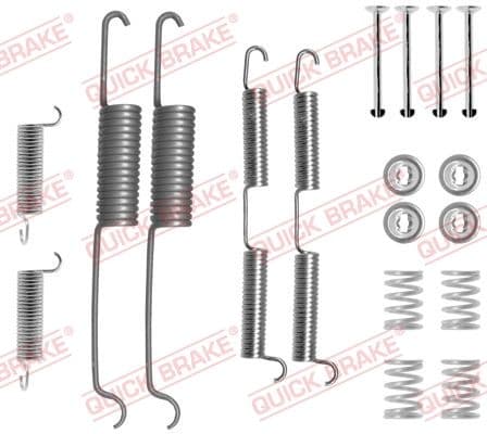 Piederumu komplekts, Bremžu loki QUICK BRAKE 105-0687 1