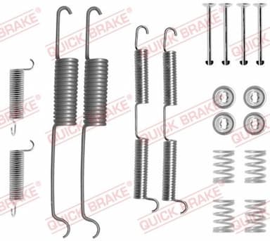 Piederumu komplekts, Bremžu loki QUICK BRAKE 105-0687 1