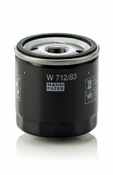 Eļļas filtrs MANN-FILTER W 712/83 1