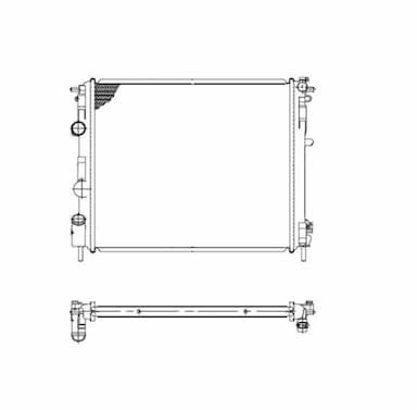 Radiators, Motora dzesēšanas sistēma NRF 53210 4