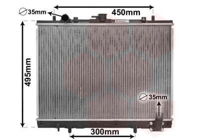 Radiators, Motora dzesēšanas sistēma VAN WEZEL 32002161 1