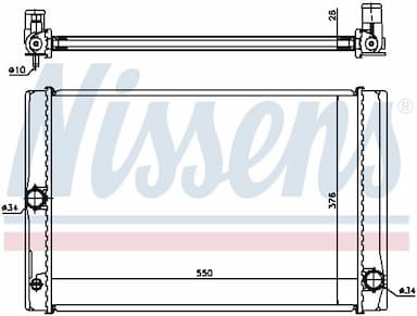 Radiators, Motora dzesēšanas sistēma NISSENS 64691 5