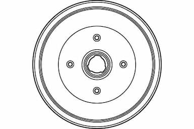 Bremžu trumulis TRW DB4127 2