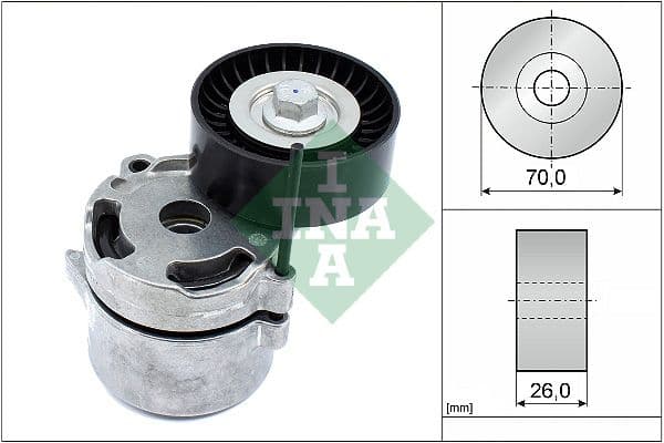 Siksnas spriegotājs, Ķīļsiksna Schaeffler INA 534 0711 10 1