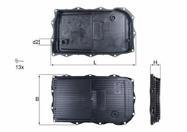 Eļļas vācele, Automātiskā pārnesumkārba KNECHT HX 184KIT 2