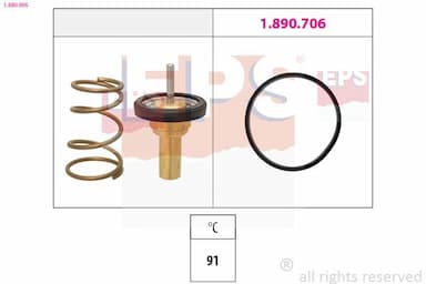 Termostats, Dzesēšanas šķidrums EPS 1.880.995 1