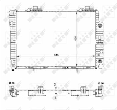 Radiators, Motora dzesēšanas sistēma NRF 51281 1