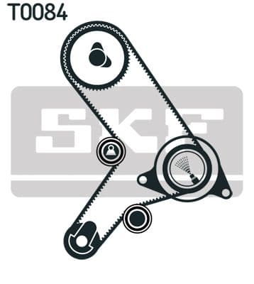 Zobsiksnas komplekts SKF VKMA 02168 2