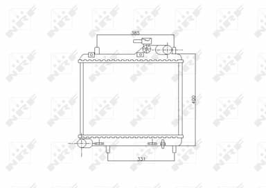 Radiators, Motora dzesēšanas sistēma NRF 53745 1