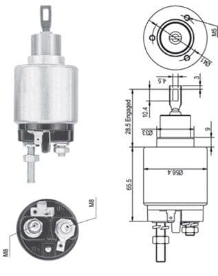 Ievilcējrelejs, Starteris MAGNETI MARELLI 940113050325 1