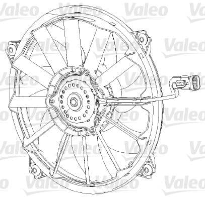 Ventilators, Motora dzesēšanas sistēma VALEO 696091 1