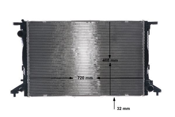 Radiators, Motora dzesēšanas sistēma MAHLE CR 960 000S 1