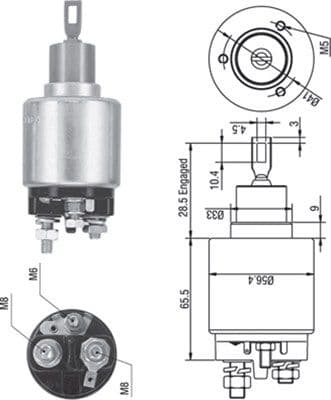 Ievilcējrelejs, Starteris MAGNETI MARELLI 940113050271 1