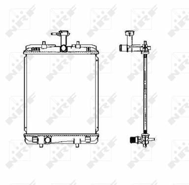 Radiators, Motora dzesēšanas sistēma NRF 53459 4