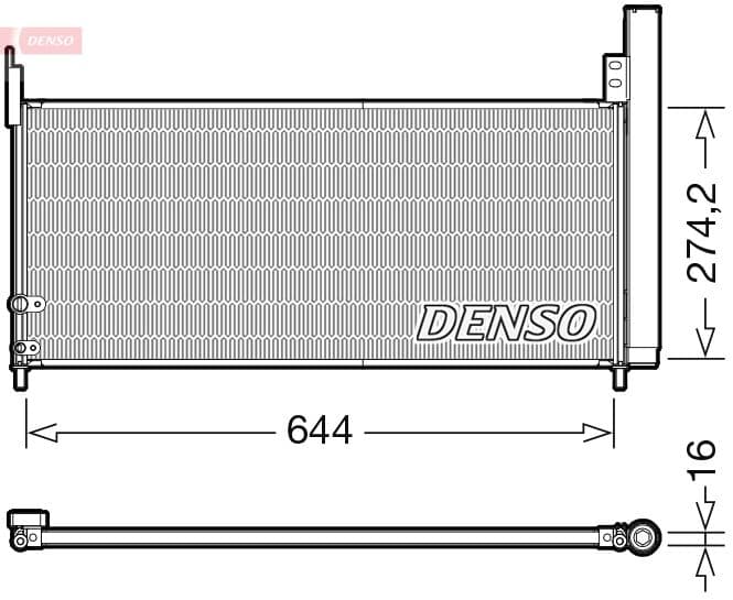 Kondensators, Gaisa kond. sistēma DENSO DCN50116 1