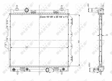 Radiators, Motora dzesēšanas sistēma NRF 56018 5