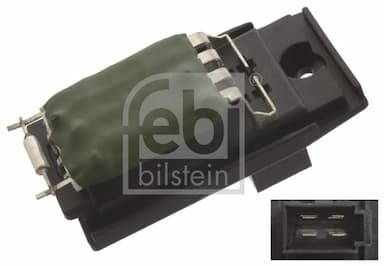 Rezistors, Salona ventilators FEBI BILSTEIN 45415 1