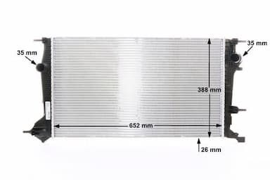 Radiators, Motora dzesēšanas sistēma MAHLE CR 21 000S 11