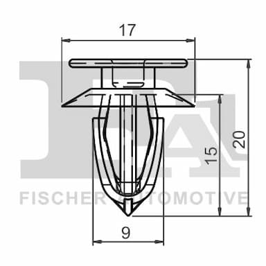 Moldings/aizsarguzlika FA1 12-40028.25 2