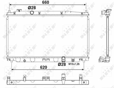 Radiators, Motora dzesēšanas sistēma NRF 53194 1