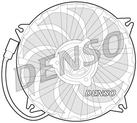 Ventilators, Motora dzesēšanas sistēma DENSO DER21017 1