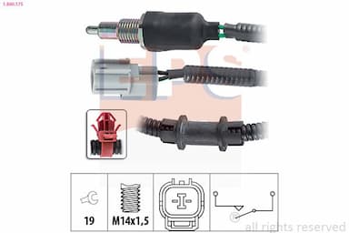 Slēdzis, Atpakaļgaitas signāla lukturis EPS 1.860.175 1