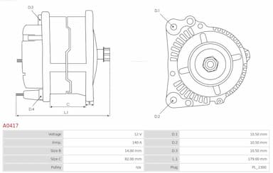 Ģenerators AS-PL A0417 5