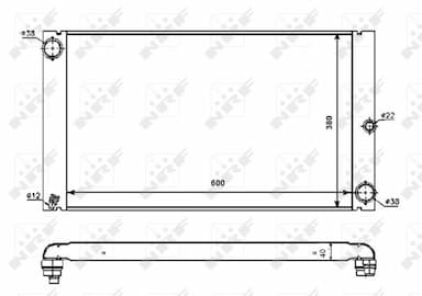 Radiators, Motora dzesēšanas sistēma NRF 53725 1