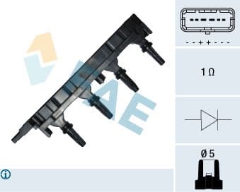 Aizdedzes spole FAE 80277 1