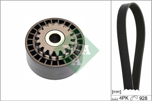 Ķīļrievu siksnu komplekts Schaeffler INA 529 0100 10 1