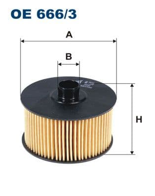 Eļļas filtrs FILTRON OE 666/3 1