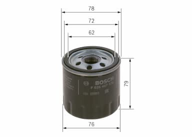 Eļļas filtrs BOSCH F 026 407 176 5