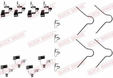 Piederumu komplekts, Disku bremžu uzlikas QUICK BRAKE 109-1130 1