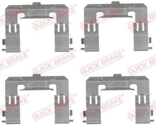 Piederumu komplekts, Disku bremžu uzlikas QUICK BRAKE 109-1715 1