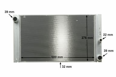 Radiators, Motora dzesēšanas sistēma MAHLE CR 1093 000P 10